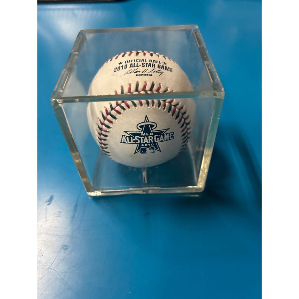 2010 All-Star Game Official Ball MLB Baseball Clear Display Case